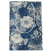  kant en denim textuur medium cadeauzakje (Voorkant)