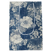  kant en denim textuur medium cadeauzakje (Achterkant)