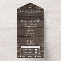 Kant en donker hout robuuste vintage westerse brui