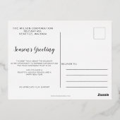 Kant-en-kerstboom voor auto's folie feestdagen briefkaart (Achterkant)