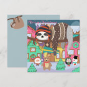 Kant-en-kerstfeestkaart Feestdagenkaart (Voorkant / Achterkant)