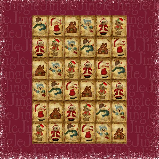 Kant-en-klappapier voor kerstontkoppeling tissuepapier