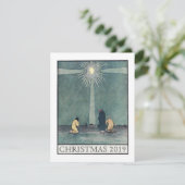 Kant-en-klare kerstkerstfeestster van Bethlehem Bedankkaart (Staand voorkant)