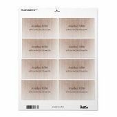 Kant-en-klare tekst Sjabloon bord Verzending bekij Etiket (Full Sheet)