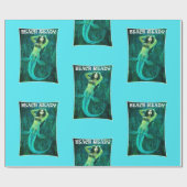 , kant-en-klare zeemeermin, inlooppapier cadeaupapier (Vlak)