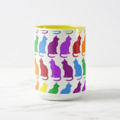 Kant-en-kletspatroon Tweekleurige Koffiemok (Center)