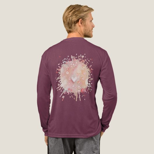 Kant en Licht Tri-Blend Shirt (Achterkant)