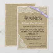  kant en lint Vrijgezellenfeest Kaart (Voorkant / Achterkant)