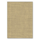  Kant en Mint Bow Burlap Zitplaatsen Kaart (Achterkant)