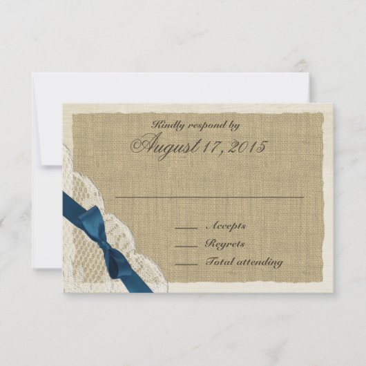 Kant en Navy Bow Country Response Kaart (Voorkant)