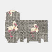  Kant en Ooievaar Baby shower Bedankdoosjes (Uitgevouwen)