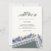  kant en parels bloemenVrijgezellenfeest Kaart (Voorkant)