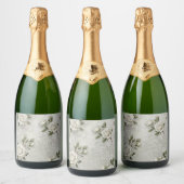 kant en rozen champagnefleslabel sparkling wijnetiket (Flessen)