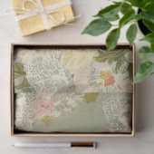 Kant en Rozen Decoupage Tissuepapier uit het verle (Geschenk)