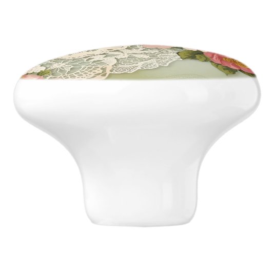 kant en Rozen Keramische Knop (Zijkant)