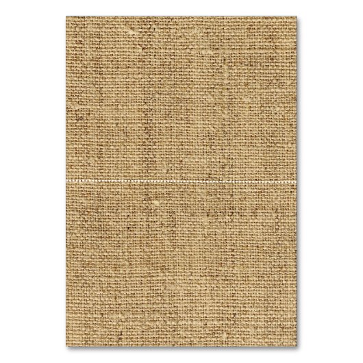 Kant en zonnebloemen op jute trouwkaart kaart (Achterkant)