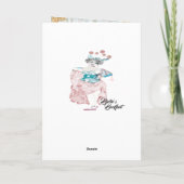 Kant Franse balletdanseres Ze is mooi Kaart (Achterkant)