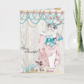 Kant Franse balletdanseres Ze is mooi Kaart (Voorkant)