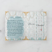 Kant Franse balletdanseres Ze is mooi Kaart (Binnen)