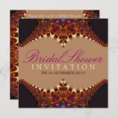  kant gouden satijn Vrijgezellenfeest Kaart (Voorkant / Achterkant)