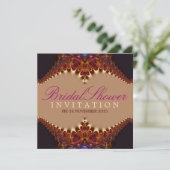  kant gouden satijn Vrijgezellenfeest Kaart (Staand voorkant)