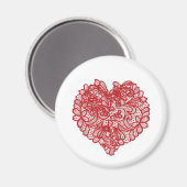 Kant hart magneet (Voorkant / Achterkant)