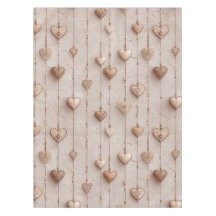 Kant hart snoeren in vintage stijl