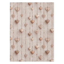 Kant hart snoeren in vintage stijl tafelkleed