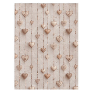 Kant hart snoeren in vintage stijl tafelkleed