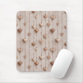 Kant Hart Snoeren Vintage Muismat (Met muis)