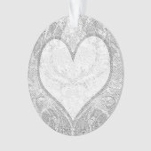 Kant Hart Tekst toevoegen Ornament (voorkant)