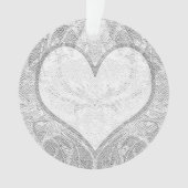 Kant Hart Tekst toevoegen Ornament (voorkant)