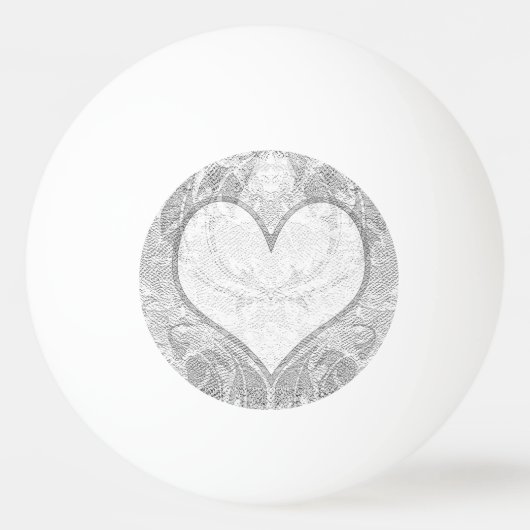 Kant Hart Tekst toevoegen Pingpongbal (Achterkant)