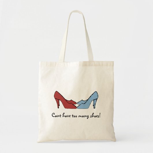 Kant heeft te veel schoenen tote bag (Voorkant)