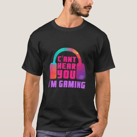 Kant hoort u Im Gaming Video Game - Headset - Gami T-shirt (Voorkant)