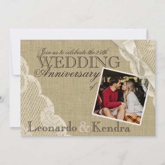 Kant Huwelijksjubileum Kaart (Voorkant)