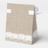 Kant in witte gunst doos bedankdoosjes (Achterkant)