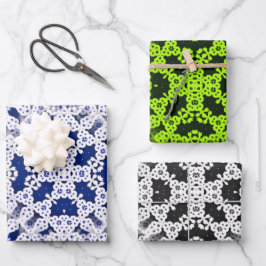 Kant inpakpapier plat Set van 3