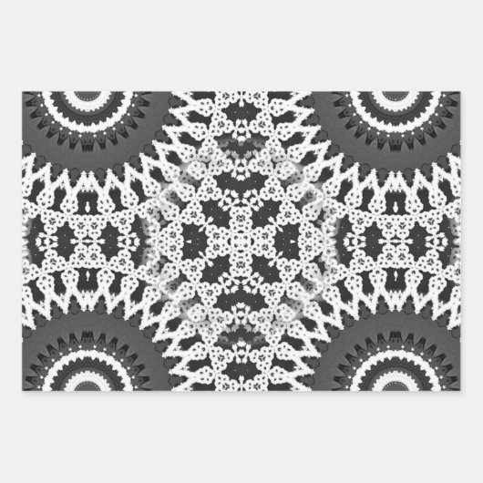 Kant inpakpapier plat Set van 3 Vel (Voorkant 3)