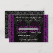 Kant Kantel Suiker Schedel Dag van de Doden RSVP (Voorkant / Achterkant)