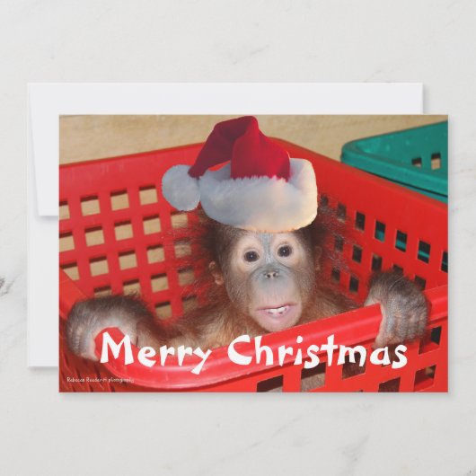 Kant-kerstkerstkerstkaart Kaart (Voorkant)