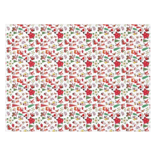 Kant-kerstontwerp Tafelkleed (Voorkant (Horizontaal))
