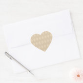 Kant Kledingsticker Hartje Bruiloft Hart Sticker (Envelop)