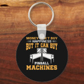 Kant koopgeluk maar pinbalmachines sleutelhanger (Voorkant)