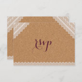 Kant Koude Wijn Kurk Trouw RSVP (Voorkant / Achterkant)