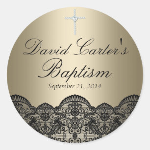 Kant & Kruis Gouden Doop Sticker