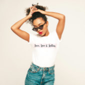 "Kant, liefde en lattes" Gezellig en stijlvol T-shirt