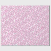 Kant link op roze cadeaupapier (Vlak)