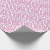 Kant link op roze cadeaupapier (Hoek)