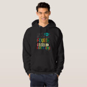 Kant Mask m'n opwinding Vierde Graad hier kom ik Hoodie (Voorkant volledig)